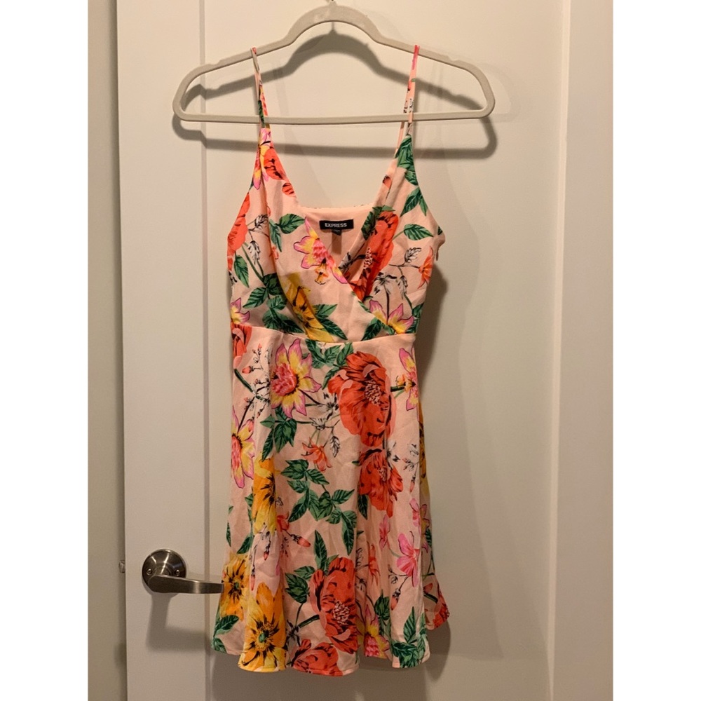Express Floral Mini Dress